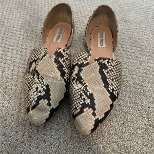 Steve Madden Snake Print Flats